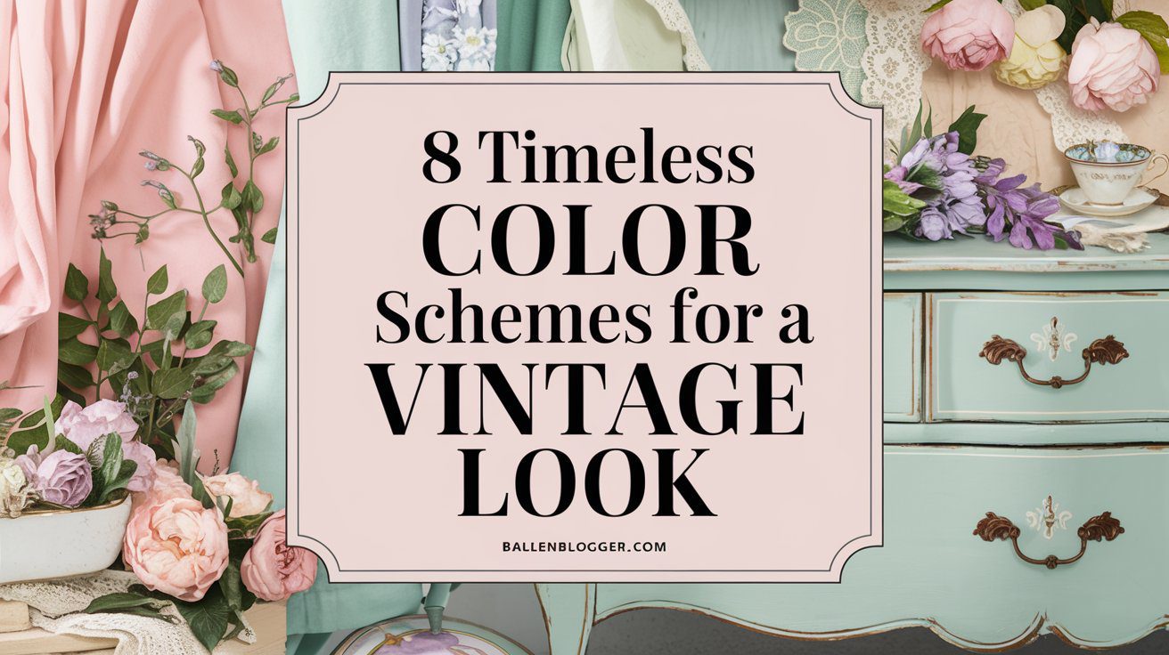 8 Timeless Color Schemes for a Vintage Look