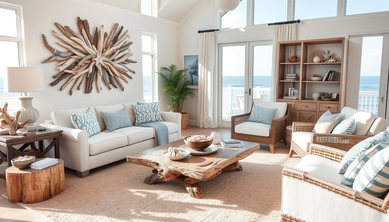 coastal decor driftwood