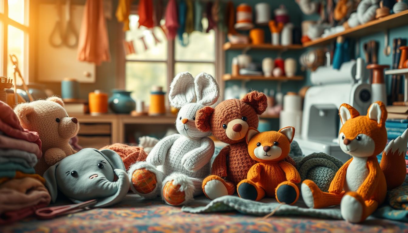 sew stuffed toys