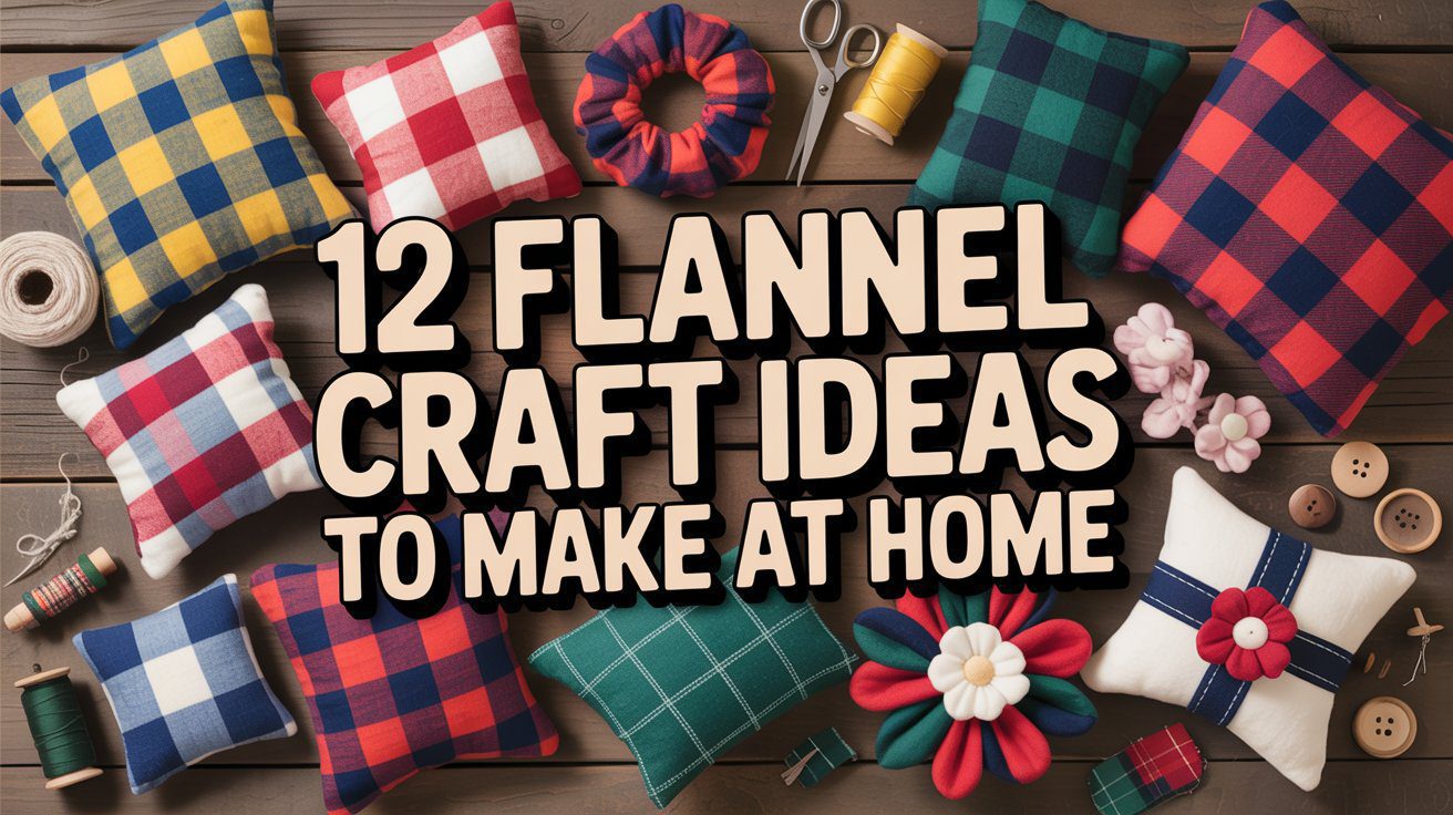 Discover flannel craft ideas and learn how to create colorful pillows, buttons, and felt flowers for your next creative home project.