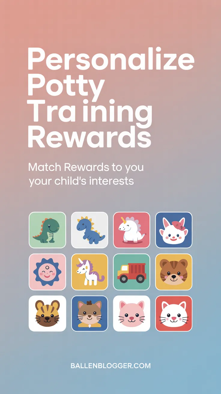 Mom kneeling beside smiling toddler girl in bright pastel bathroom with reward sticker chart on wall